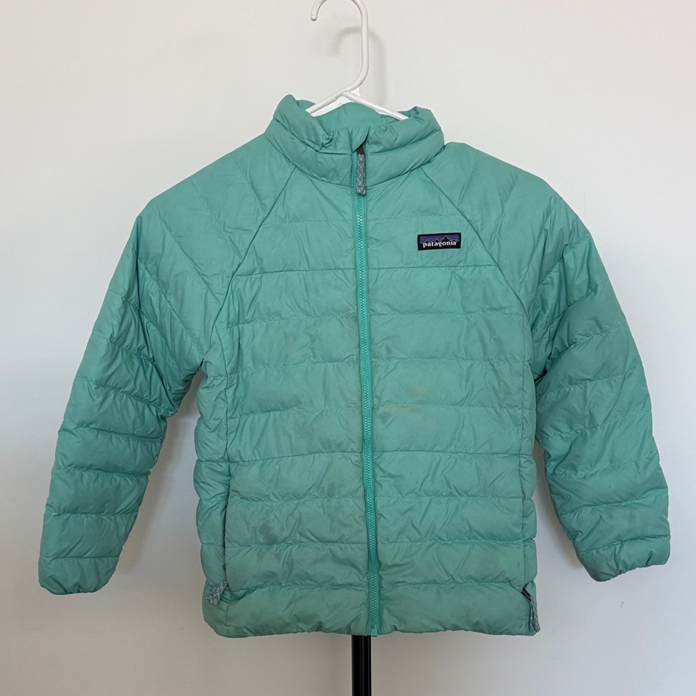 Patagonia Kids' Teal Puffer Jacket